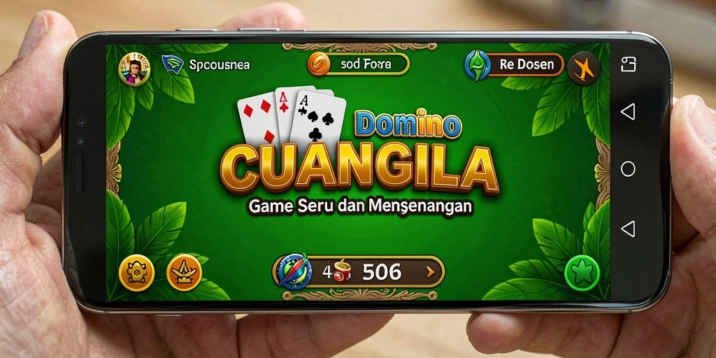 Tampilan gameplay seru dari CUANGILA dengan Domino yang mendebarkan.