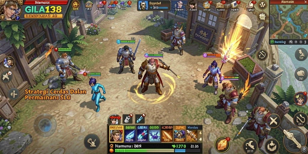 Screenshot GILA138 menampilkan aksi strategi yang intens.