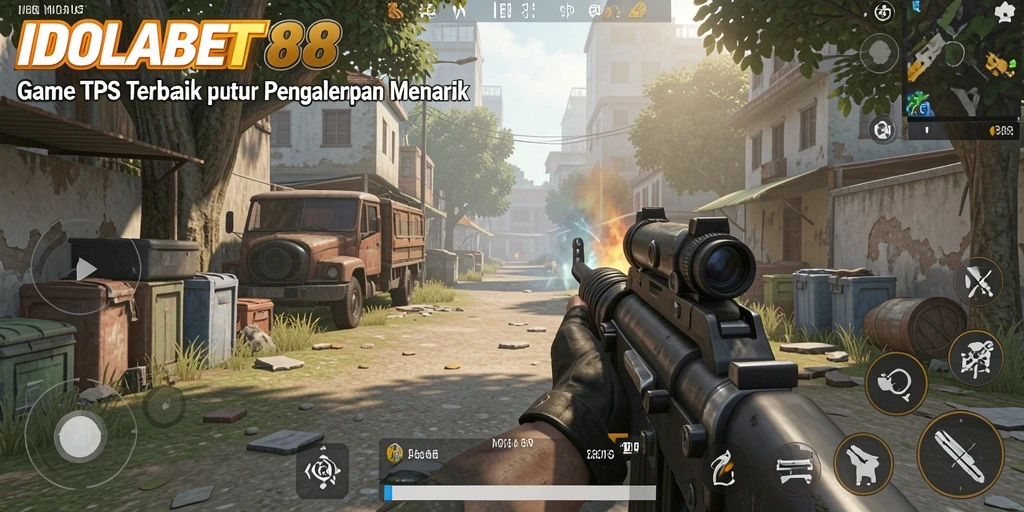 Tampilan gameplay menarik dari IDOLABET88 dalam aksi TPS.
