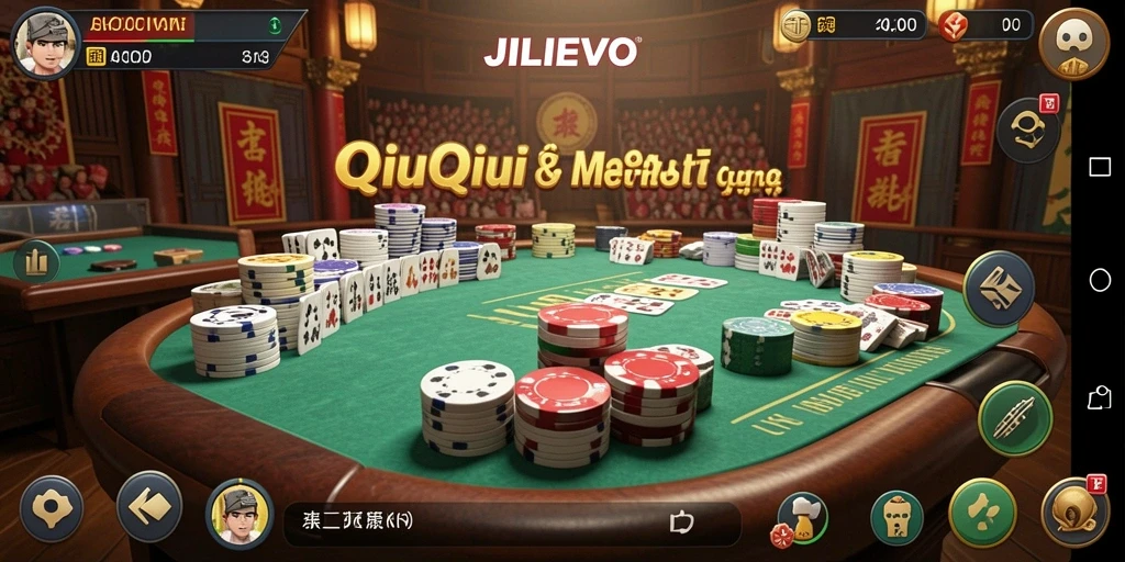 Tampilan gameplay QiuQiu yang menarik di JILIEVO.