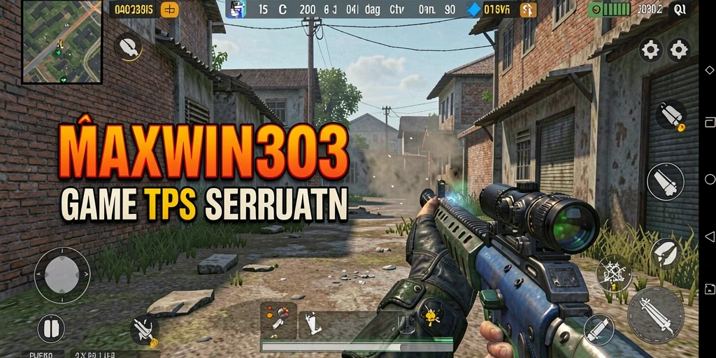 Screenshot gameplay seru dari MAXWIN303, menampilkan aksi tembak-menembak yang mendebarkan.