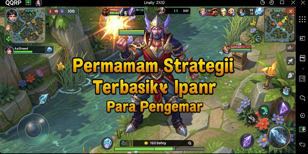 Screenshot QQRP menampilkan aksi strategi yang mendebarkan.