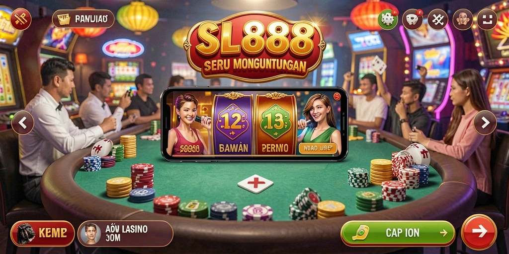 Tampilan gameplay SL888 yang menarik dan interaktif.