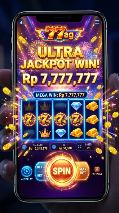 Screenshot fitur terbaru di aplikasi 77ag.